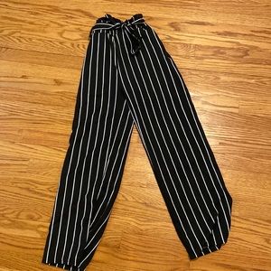 Black and White Pants